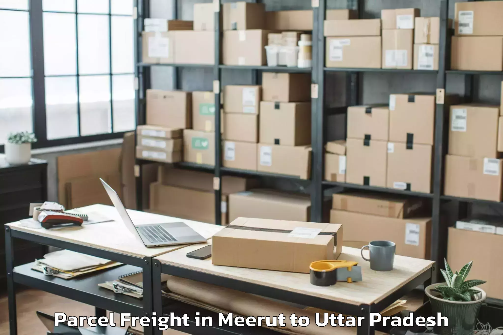 Book Meerut to Haraiya Parcel Freight